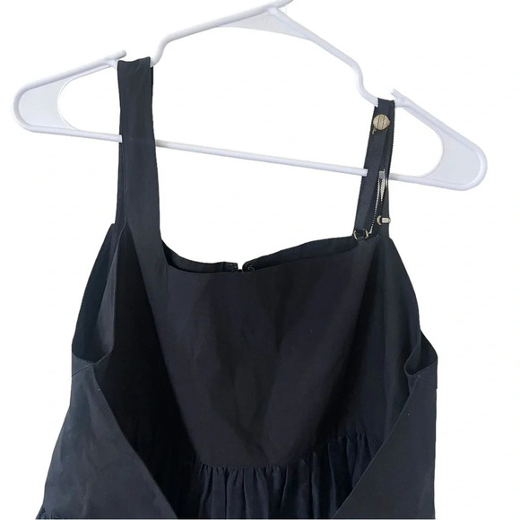 Proenza Schouler Black Cotton Silk Mini Dress - Picture 4 of 10